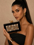 The Golden Swan Clutch