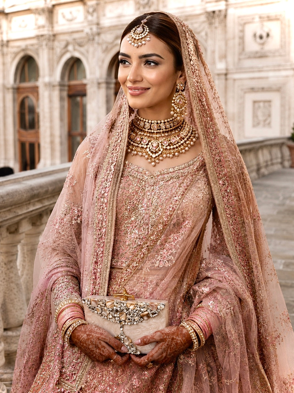 The Jaipur Half-Moon Clutch