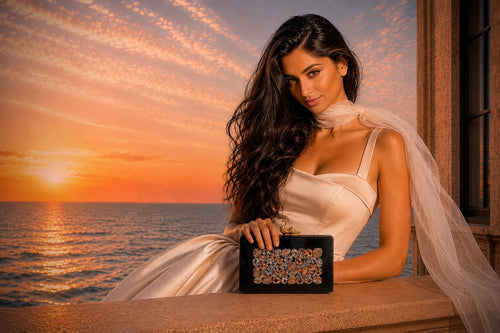 The Golden Swan Clutch